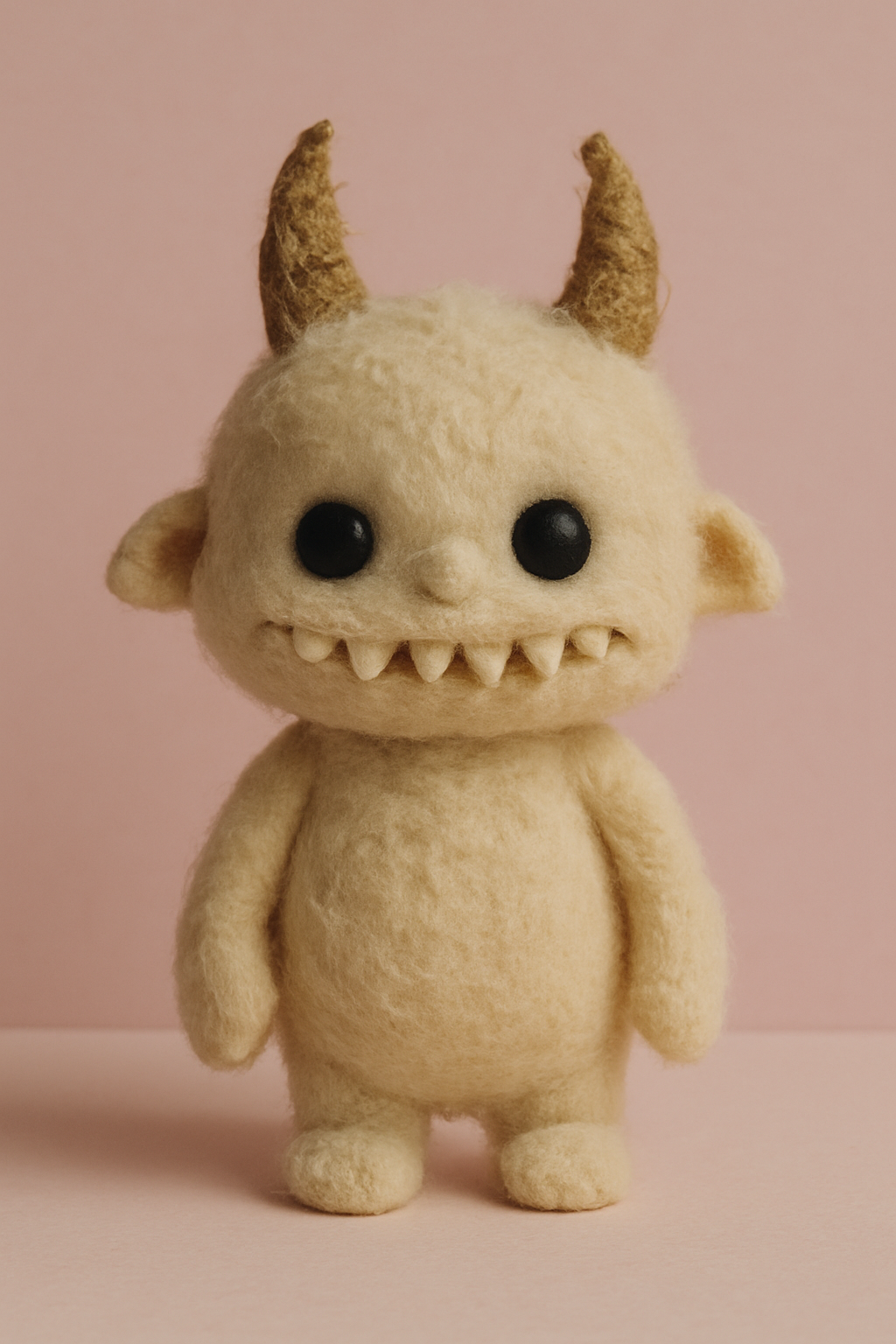 Fake Labubu figure with inferior quality